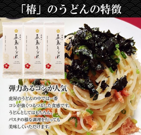 画像3: 【送料当社負担1250円セット〔1〕】五島うどん食べ比べ 3種（国産100％・椿・切り落とし 各1束）セット (3)